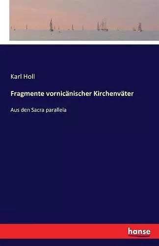 Fragmente vornicänischer Kirchenväter cover