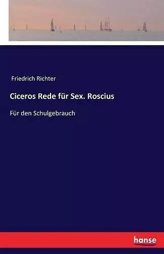 Ciceros Rede für Sex. Roscius cover