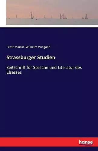 Strassburger Studien cover