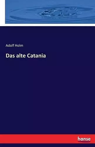 Das alte Catania cover