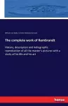 The complete work of Rembrandt cover