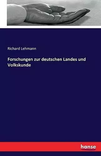 Forschungen zur deutschen Landes und Volkskunde cover