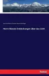 Herrn Marats Entdeckungen über das Licht cover