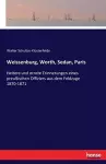 Weissenburg, Worth, Sedan, Paris cover