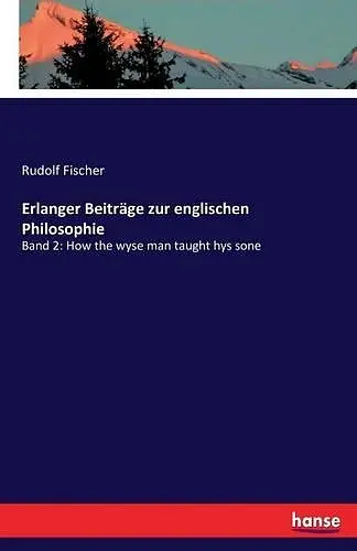 Erlanger Beiträge zur englischen Philosophie cover