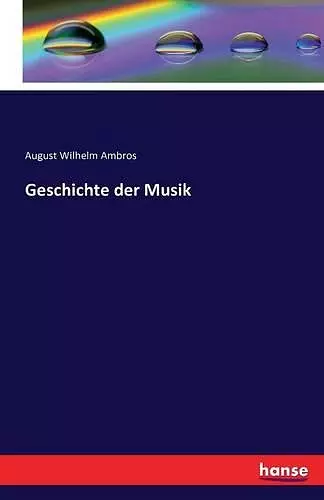 Geschichte der Musik cover