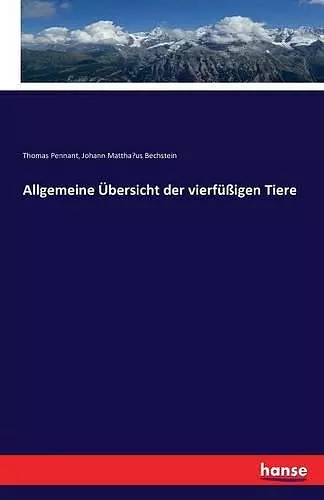 Allgemeine Übersicht der vierfüßigen Tiere cover