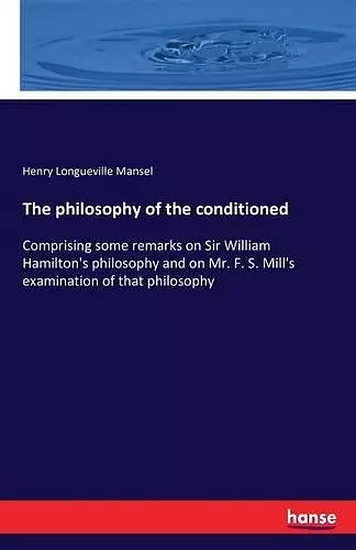 The philosophy of the conditioned cover