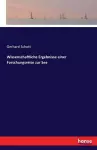 Wissenschaftliche Ergebnisse einer Forschungsreise zur See cover