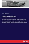 Geistliche Festspiele cover