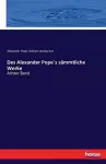 Des Alexander Pope´s sämmtliche Werke cover