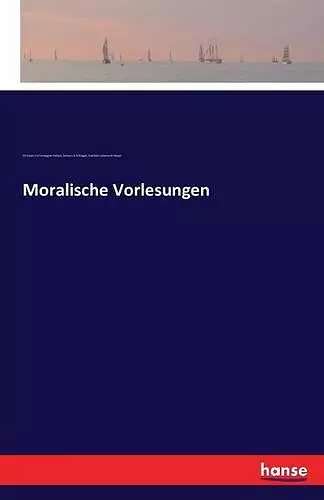 Moralische Vorlesungen cover