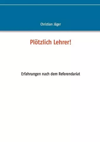 Plötzlich Lehrer! cover