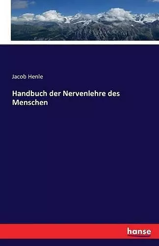 Handbuch der Nervenlehre des Menschen cover