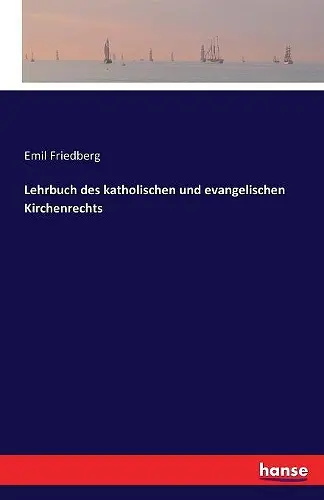 Lehrbuch des katholischen und evangelischen Kirchenrechts cover