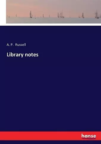 Library notes cover