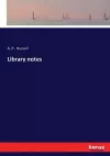 Library notes cover