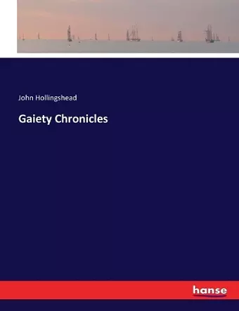 Gaiety Chronicles cover