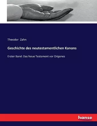 Geschichte des neutestamentlichen Kanons cover