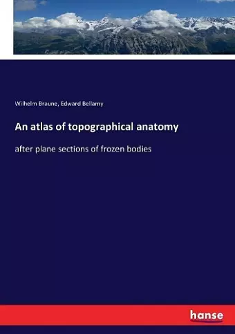 An atlas of topographical anatomy cover