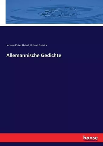 Allemannische Gedichte cover