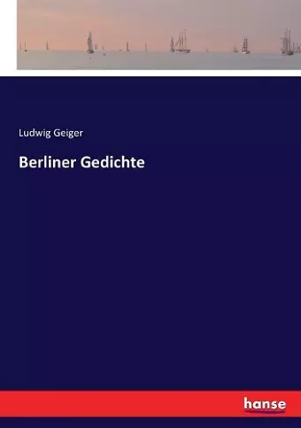 Berliner Gedichte cover