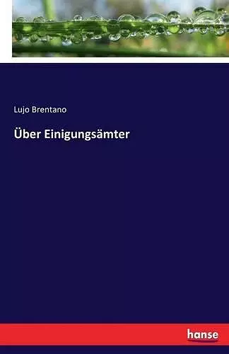 Über Einigungsämter cover