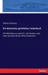 Ein deutsches geistliches Liederbuch cover