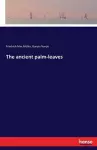 The ancient palm-leaves cover