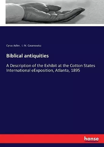 Biblical antiquities cover