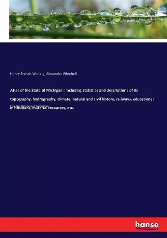 Atlas of the State of Michigan cover