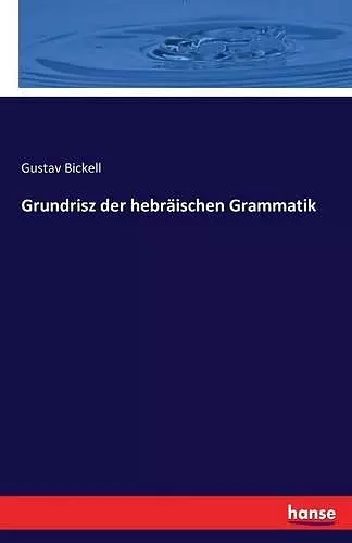 Grundrisz der hebräischen Grammatik cover