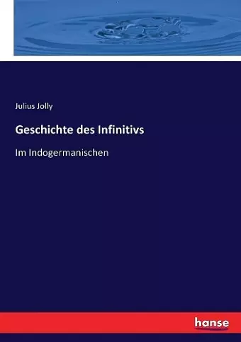 Geschichte des Infinitivs cover