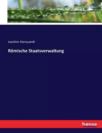 Römische Staatsverwaltung cover