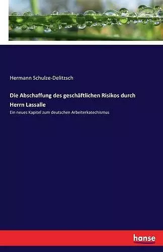 Die Abschaffung des geschäftlichen Risikos durch Herrn Lassalle cover