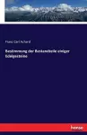 Bestimmung der Bestandteile einiger Edelgesteine cover
