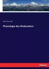 Physiologie des Kindesalters cover