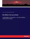 Des Ritters Carl von Linnee cover