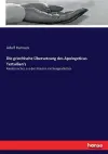 Die griechische Übersetzung des Apologeticus Tertullian's cover
