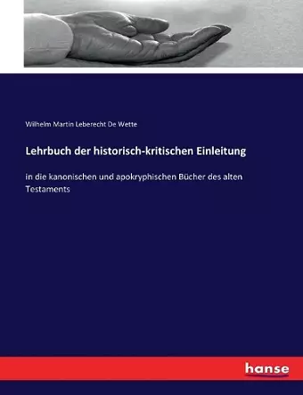 Lehrbuch der historisch-kritischen Einleitung cover