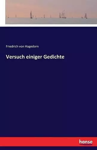 Versuch einiger Gedichte cover