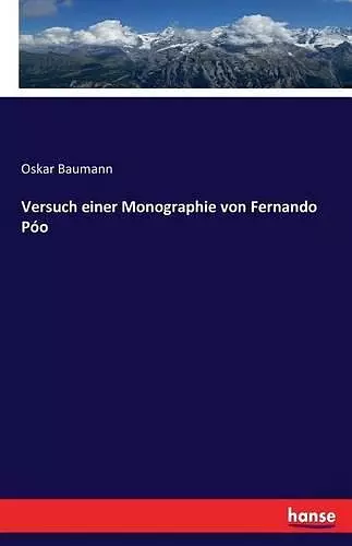 Versuch einer Monographie von Fernando Póo cover