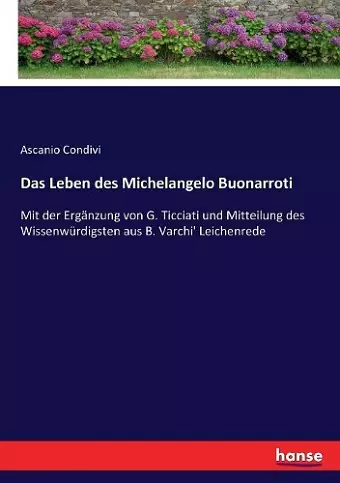 Das Leben des Michelangelo Buonarroti cover