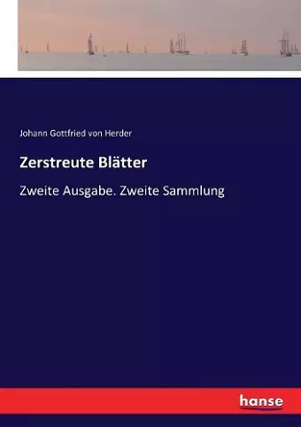 Zerstreute Blätter cover