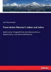 Franz Anton Mesmer's Leben und Lehre cover