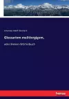 Glossarivm melittvrgigvm, cover