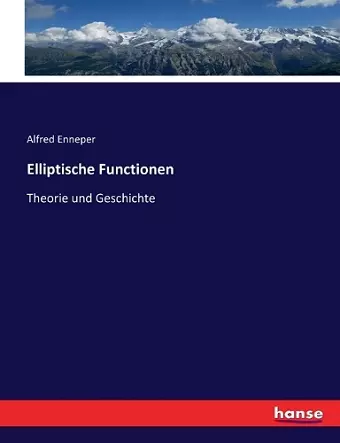 Elliptische Functionen cover