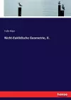 Nicht-Euklidische Geometrie, II. cover