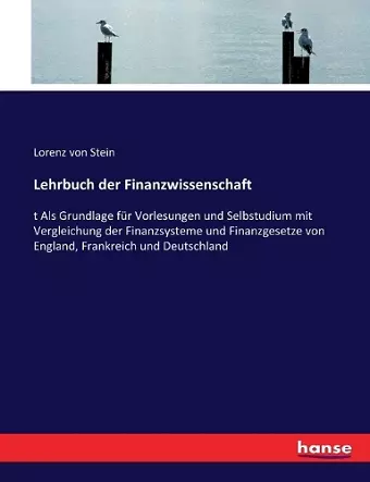 Lehrbuch der Finanzwissenschaft cover