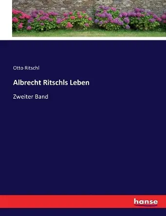 Albrecht Ritschls Leben cover